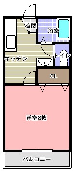 プライマリーBの間取り