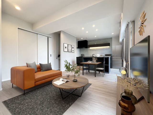 居室・リビング　イメージパースのため家具家電等の設置はございません。