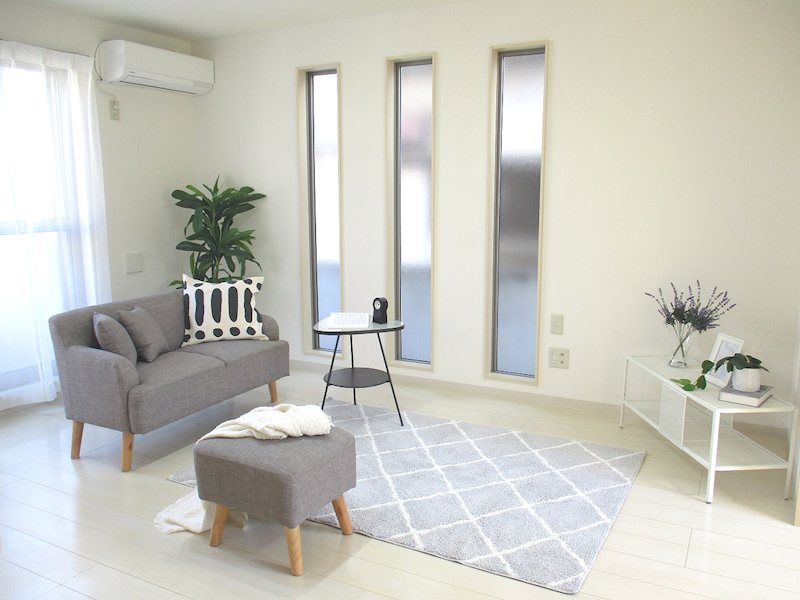 建物外観　モデルルーム開催中(家具はイメージとなります)