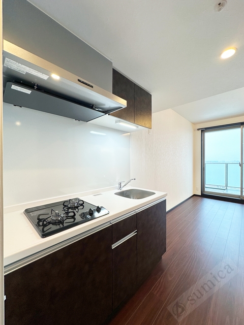 キッチン　２口システムキッチンでお料理楽しく♪♪