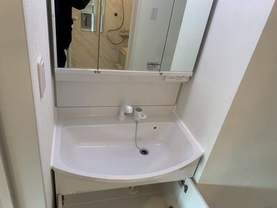 洗面設備　※別号室の写真です