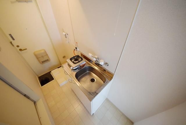 キッチン　1口ガスコンロ設置済み