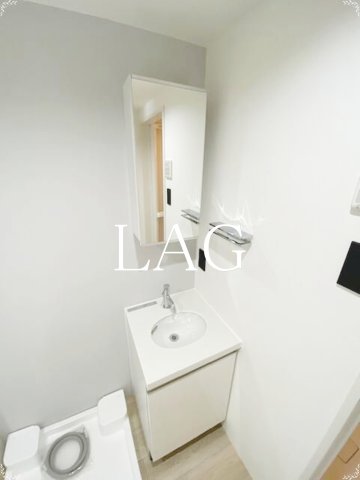 洗面設備　独立洗面台です。