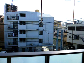 眺望　バルコニーからの展望です