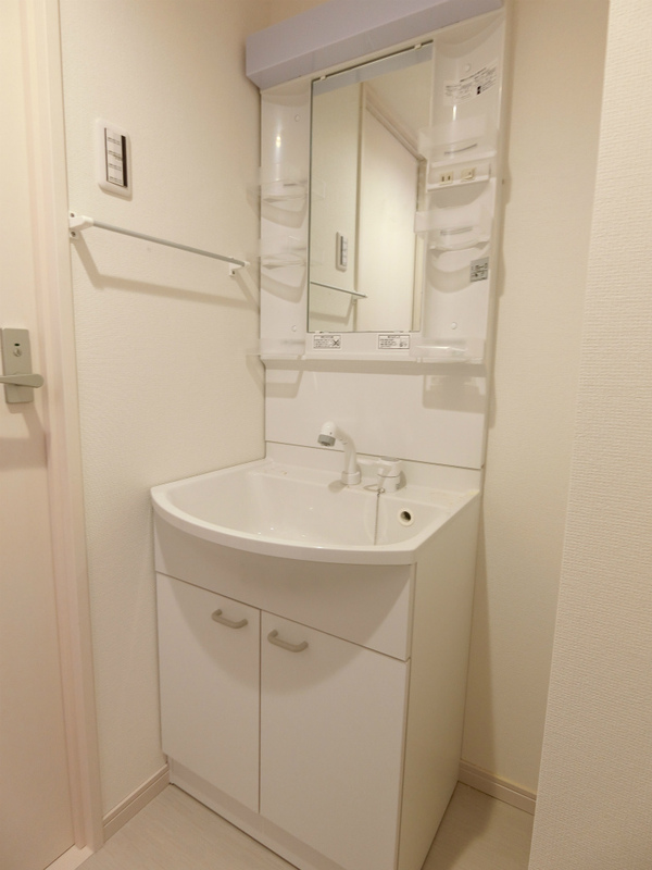 洗面設備　広い洗面スペース