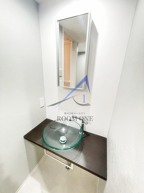 洗面設備　洗面台です。