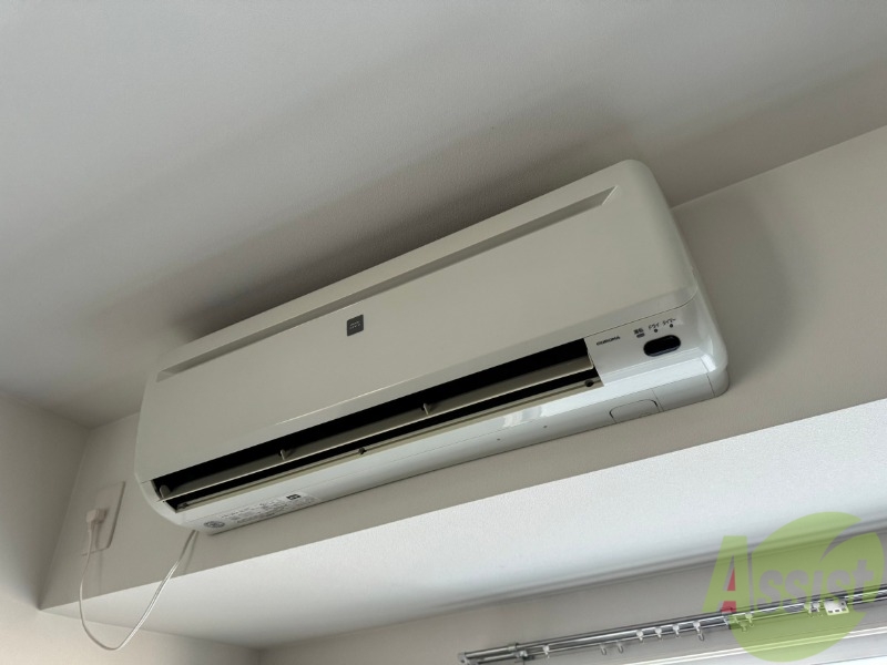 その他設備　リビングにはエアコンがあります！夏も快適です！