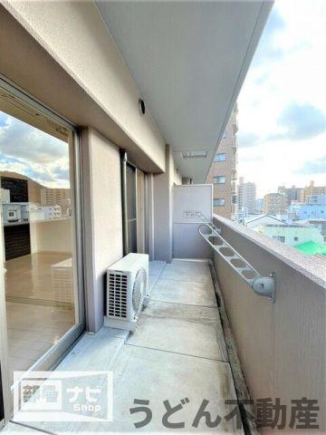 バルコニー　うどん県のお部屋探しはうどん不動産へ うどんちゃんとLINE
