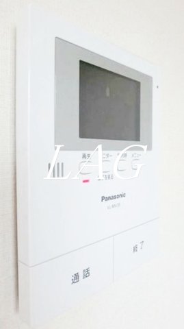 セキュリティ　モニター付きインターホンです。
