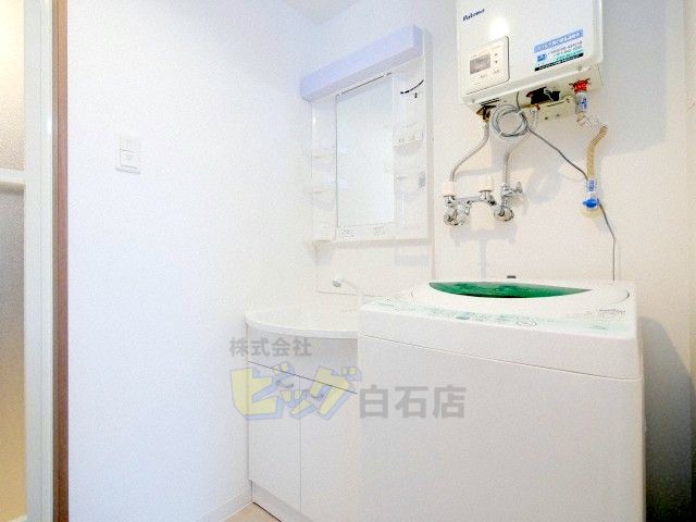 洗面設備　シャンプードレッサー完備しています♪