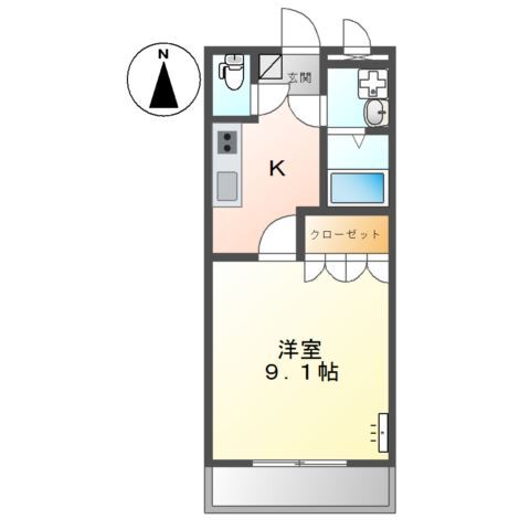 ハイグレイスの間取り写真