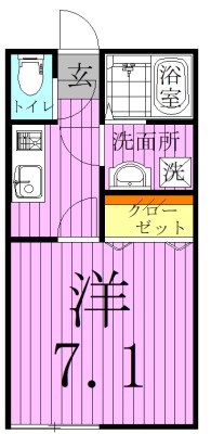 Ambition入谷の間取り写真