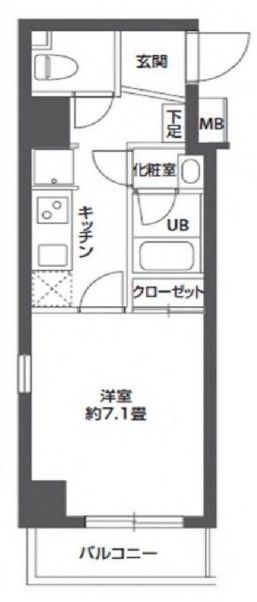 ニューシティアパートメンツ南千住の間取り写真