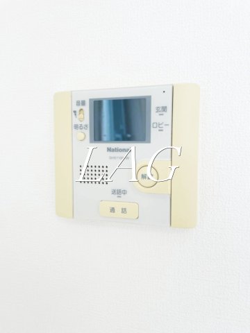 セキュリティ　モニター付きインターフォンです。