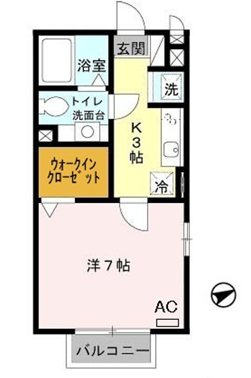 グランシャリオII B棟の間取り写真