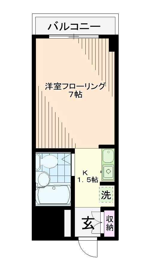 藤和シティスクエア桜上水の間取り写真