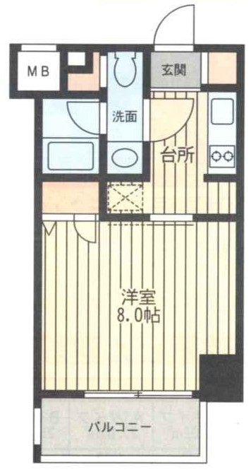 レジディア新横浜の間取り