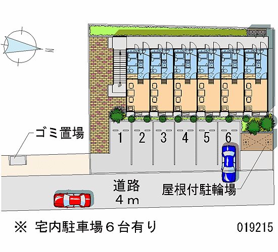 駐車場　敷地内駐車場です。