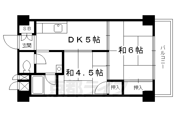 メゾン青風の間取り