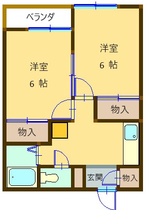 ハイムリーブAの間取り