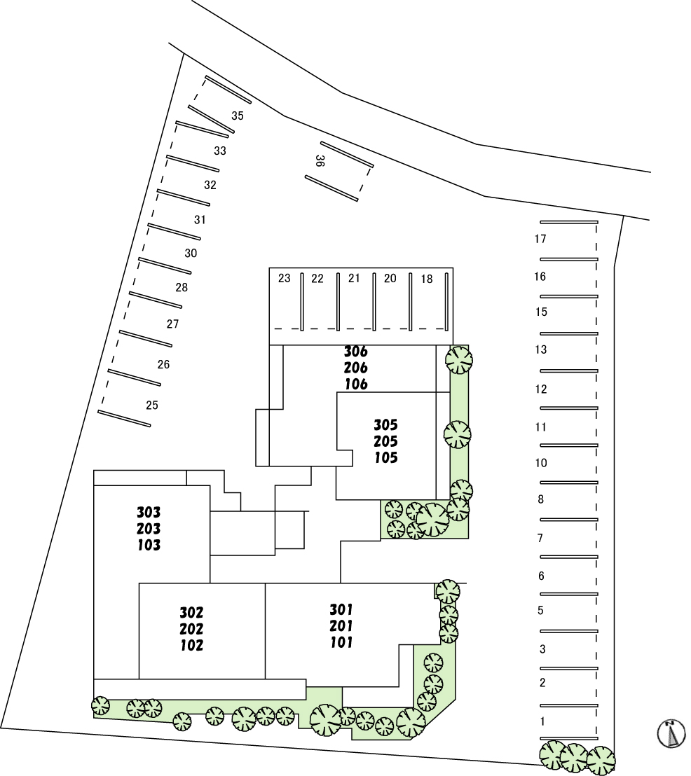 駐車場　2台分確保可