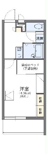 レオパレスＡＯＫＩ　IIの間取り