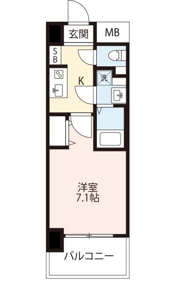 藤井寺市春日丘のマンションの間取り