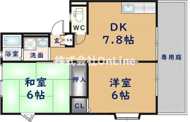 クリーンハイツAの間取り