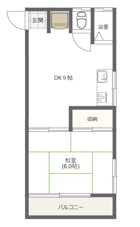 第一渡辺ハイツの間取り