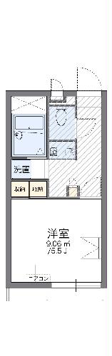 【レオパレスリズエールの間取り】