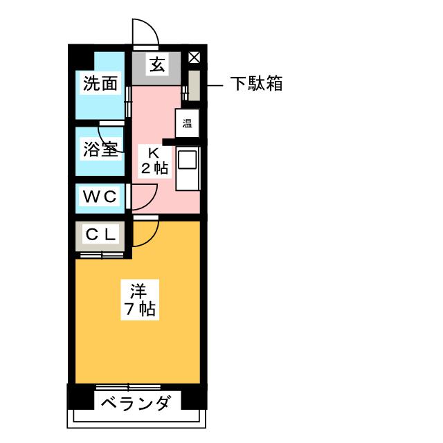 ラフィネ多屋IIIの間取り