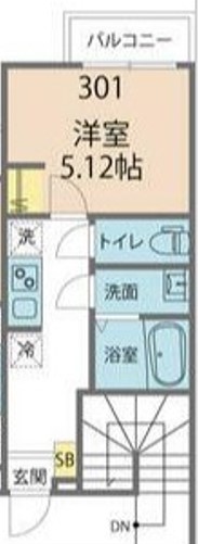 神奈川県大和市中央林間３（アパート）の賃貸物件の間取り