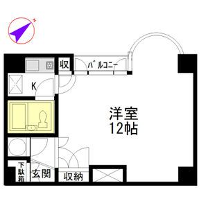 宇都宮市南大通りのマンションの間取り