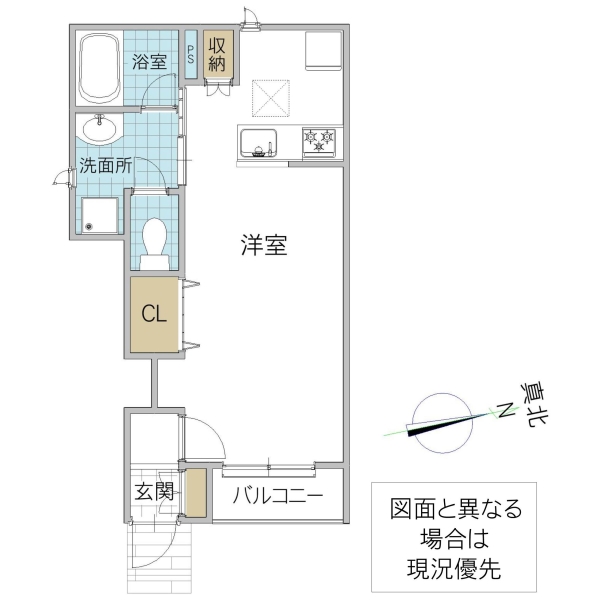 レーガベーネ高場の間取り