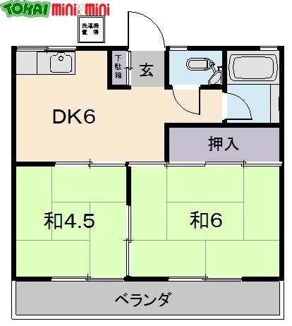 ちづる荘の間取り