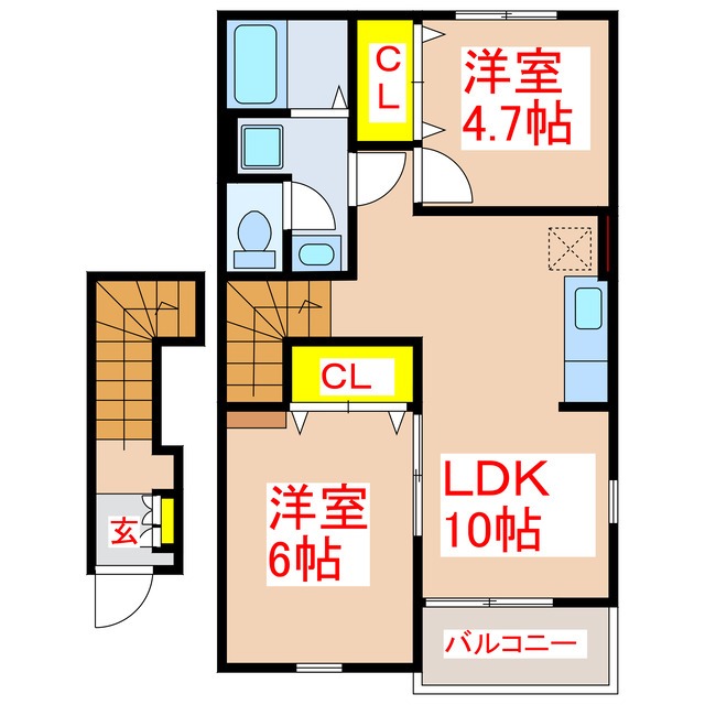 サンリットＭ．ｓの間取り