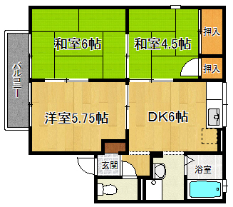 エステート塩屋山手の間取り