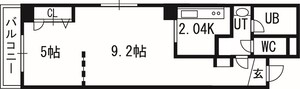 アンソレイエ　ヴィ　メゾンの間取り