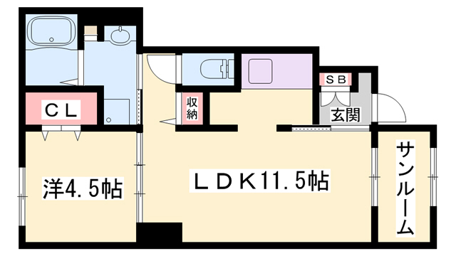 ヴェルナの間取り