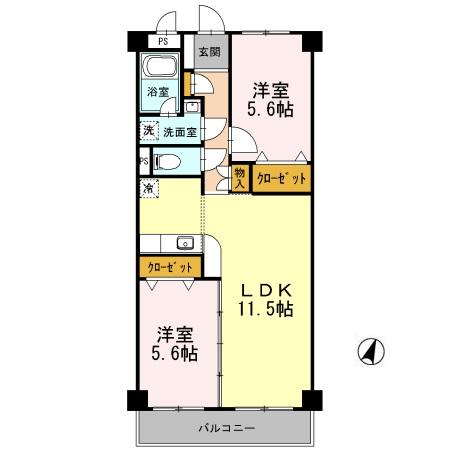 エクメネーキヤIIの間取り