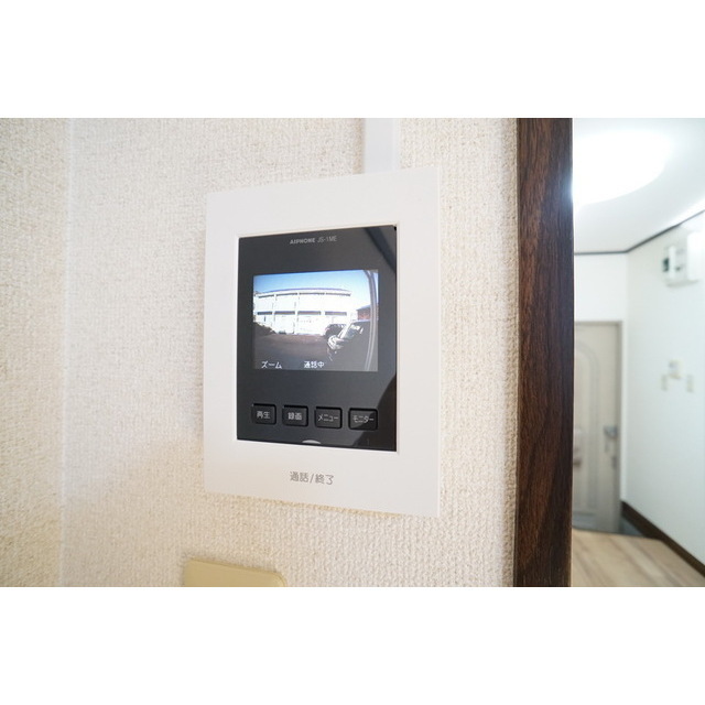 セキュリティ　不意の来客にも安心ですね