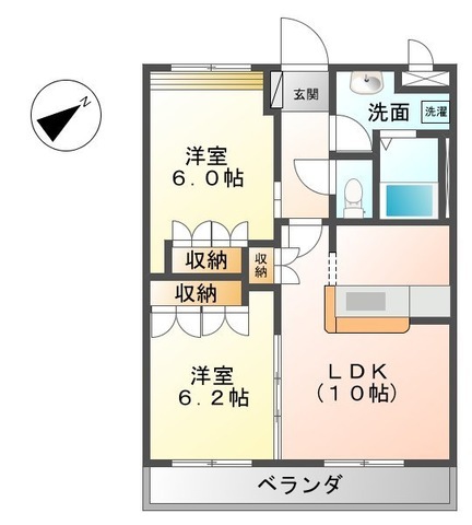 メゾン赤熊の間取り