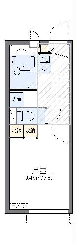 レオパレスエリシオンの間取り