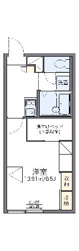 レオパレスあどがわの間取り