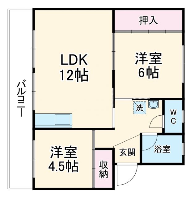 御園マンションの間取り