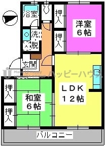 黒坂壱番館の間取り