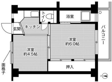 ビレッジハウス吉備2号棟の間取り