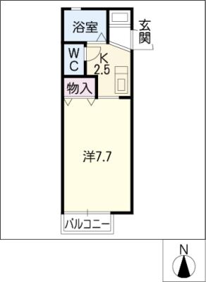 【クリスタルビレッジIIの間取り】