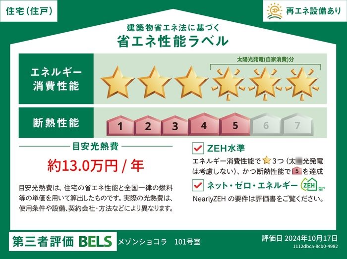 【新築　鎌取駅徒歩19分　鉄骨造2階建　ZEH-Mのその他】