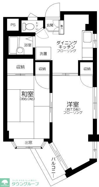 藤マンションの間取り